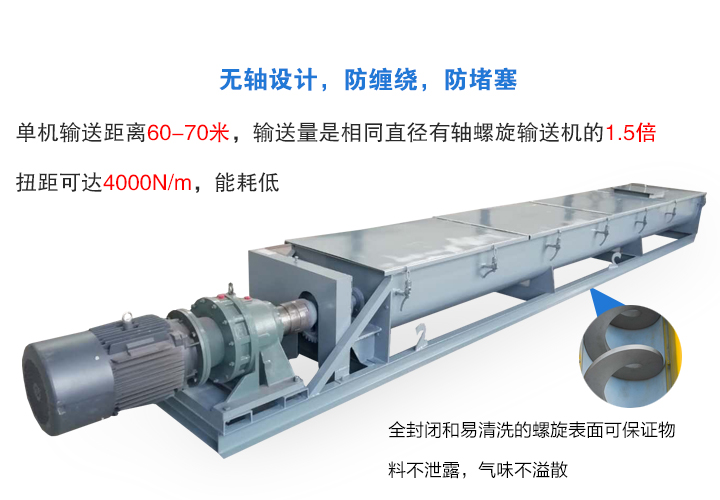 無(wú)軸螺旋輸送機(jī)特點(diǎn)